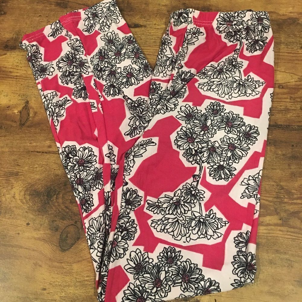 Two left feet small pink stretchy leggings pants